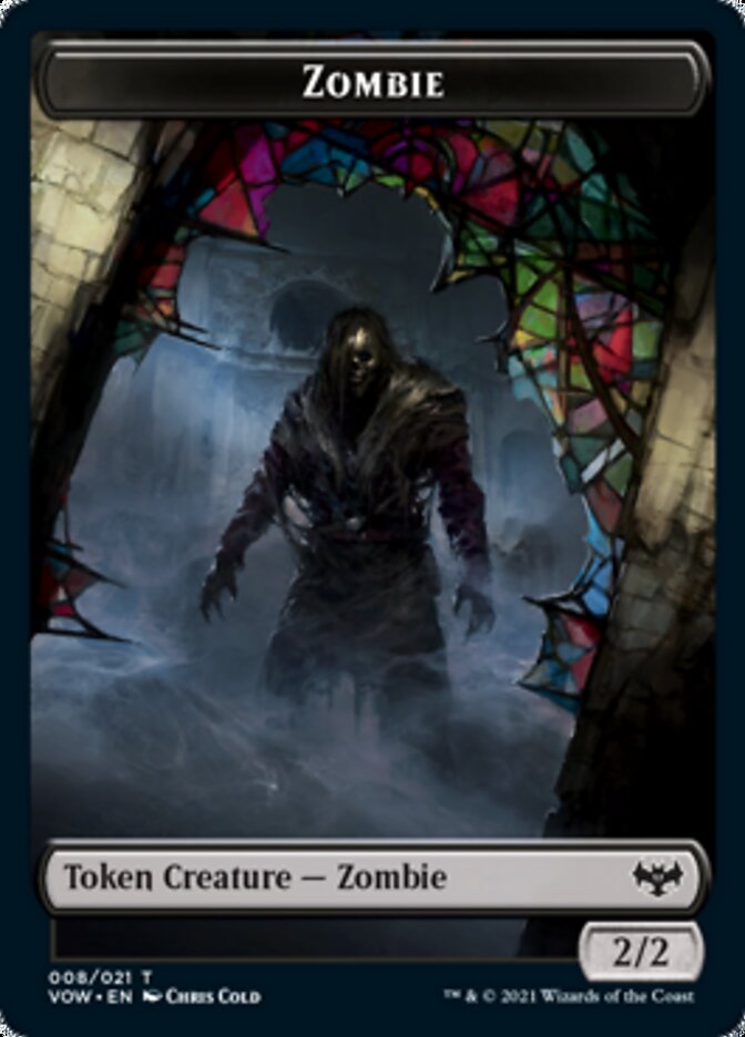 Zombie Token (008) [Innistrad: Crimson Vow Tokens] | Exor Games Bridgewater