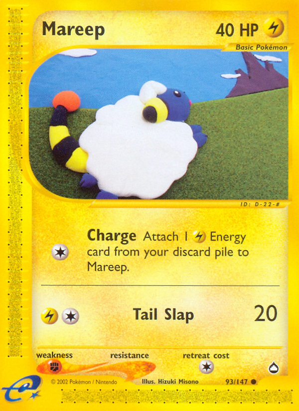 Mareep (93/147) [Aquapolis] | Exor Games Bridgewater