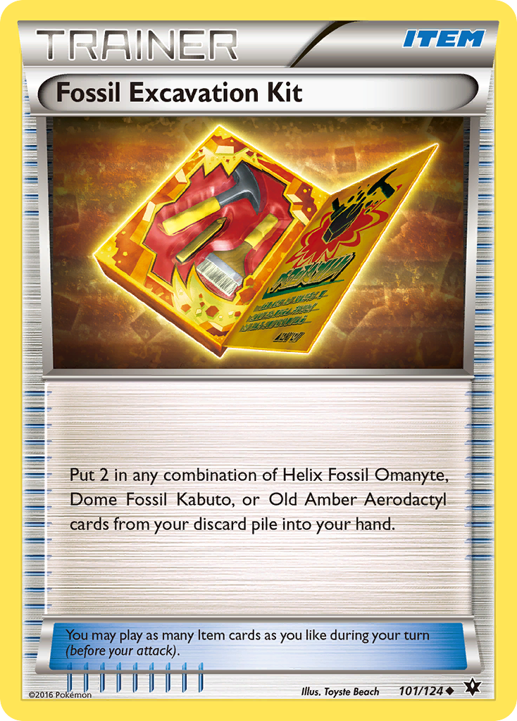 Fossil Excavation Kit (101/124) [XY: Fates Collide] | Exor Games Bridgewater