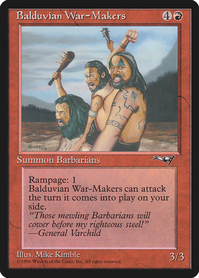 Balduvian War-Makers (Treeline Background) [Alliances] | Exor Games Bridgewater