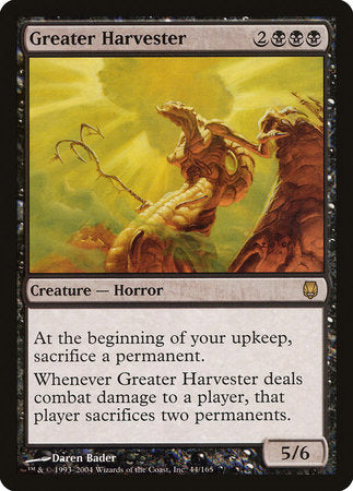 Greater Harvester [Darksteel] | Exor Games Bridgewater