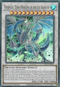 Trishula, Zero Dragon of the Ice Barrier [SDFC-EN041] Ultra Rare | Exor Games Bridgewater