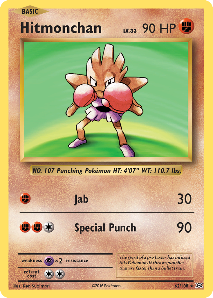 Hitmonchan (62/108) [XY: Evolutions] | Exor Games Bridgewater