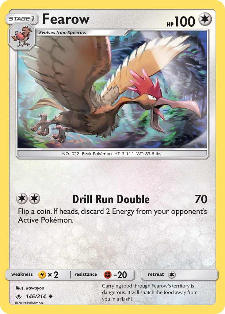 Fearow (146/214) [Sun & Moon: Unbroken Bonds] | Exor Games Bridgewater