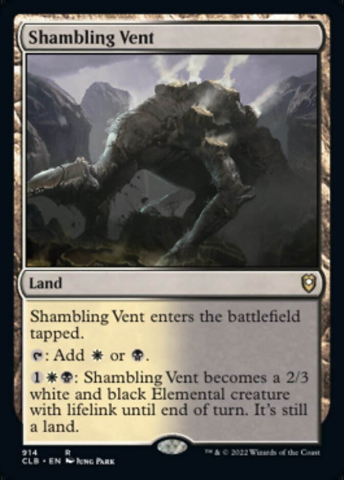 Shambling Vent [Commander Legends: Battle for Baldur's Gate] | Exor Games Bridgewater