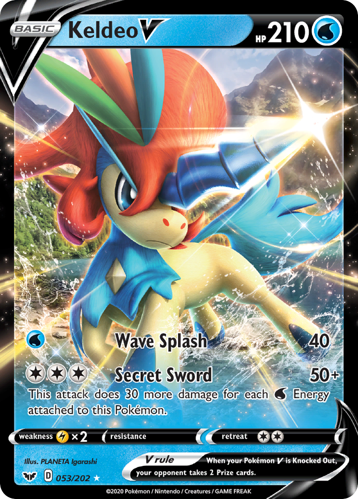 Keldeo V (053/202) [Sword & Shield: Base Set] | Exor Games Bridgewater