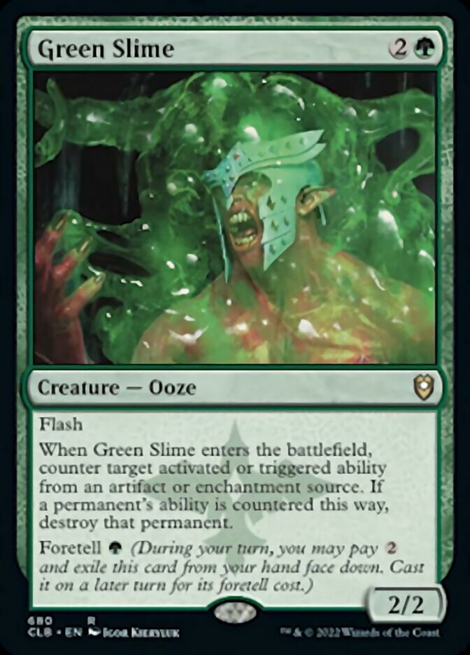 Green Slime [Commander Legends: Battle for Baldur's Gate] | Exor Games Bridgewater