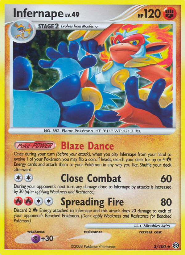 Infernape (3/100) [Diamond & Pearl: Stormfront] | Exor Games Bridgewater