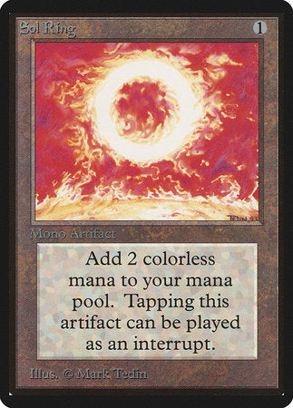 Sol Ring [Limited Edition Beta] | Exor Games Bridgewater