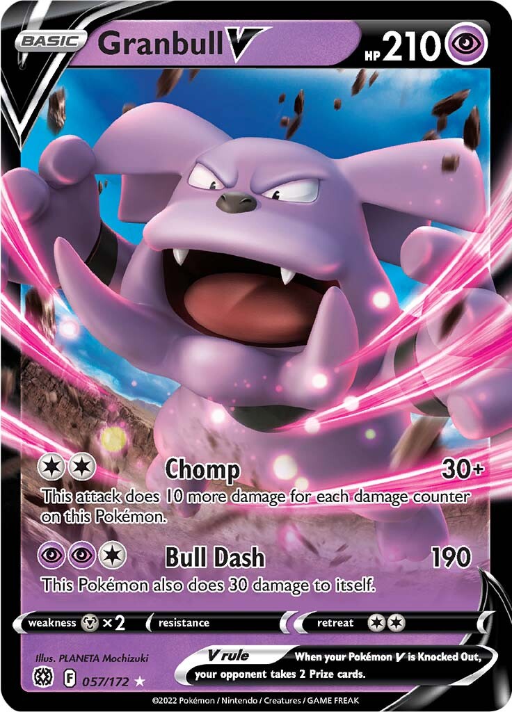 Granbull V (057/172) [Sword & Shield: Brilliant Stars] | Exor Games Bridgewater