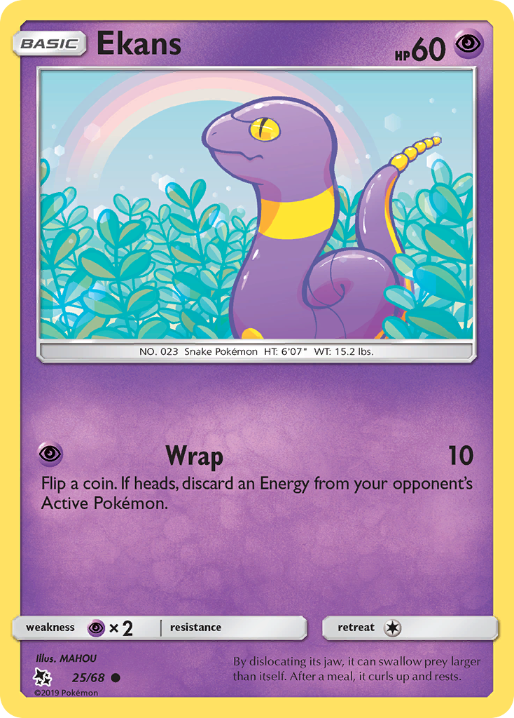 Ekans (25/68) [Sun & Moon: Hidden Fates] | Exor Games Bridgewater