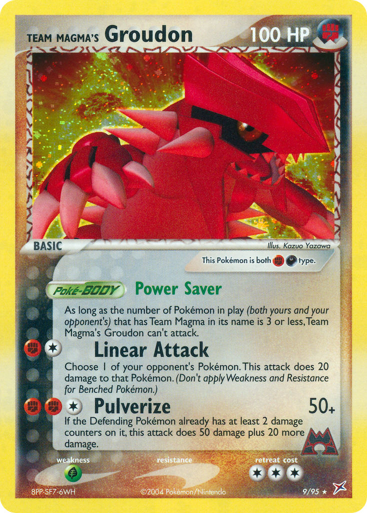 Team Magma's Groudon (9/95) (Theme Deck Exclusive) [EX: Team Magma vs Team Aqua] | Exor Games Bridgewater