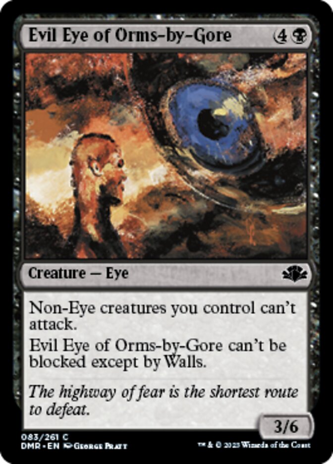 Evil Eye of Orms-by-Gore [Dominaria Remastered] | Exor Games Bridgewater