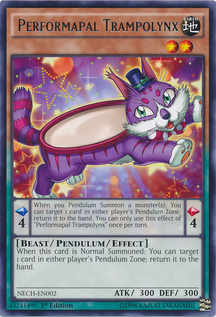 Performapal Trampolynx [NECH-EN002] Rare | Exor Games Bridgewater