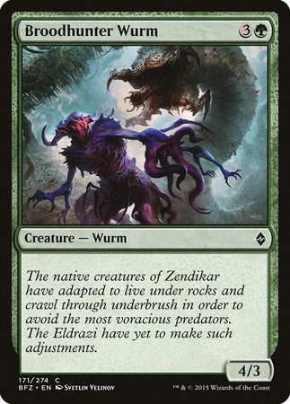 Broodhunter Wurm [Battle for Zendikar] | Exor Games Bridgewater