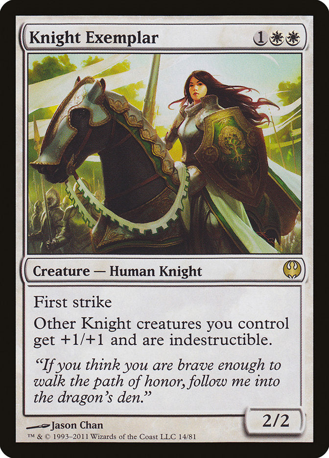 Knight Exemplar [Duel Decks: Knights vs. Dragons] | Exor Games Bridgewater