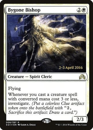 Bygone Bishop [Shadows over Innistrad Promos] | Exor Games Bridgewater