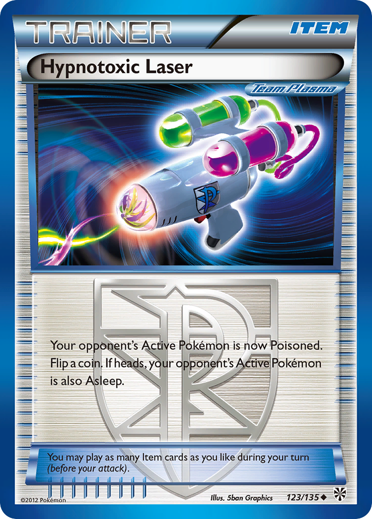 Hypnotoxic Laser (123/135) [Black & White: Plasma Storm] | Exor Games Bridgewater