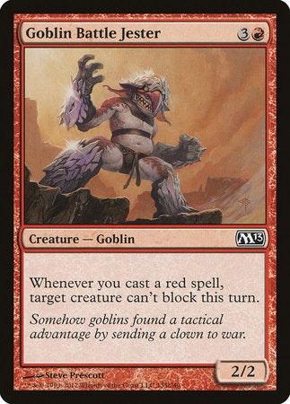 Goblin Battle Jester [Magic 2013] | Exor Games Bridgewater