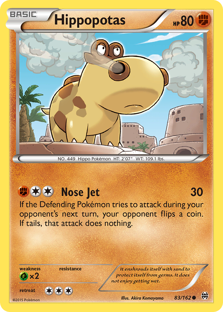 Hippopotas (83/162) [XY: BREAKthrough] | Exor Games Bridgewater