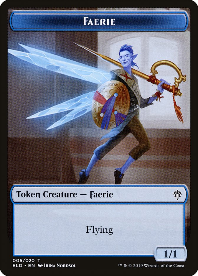 Faerie [Throne of Eldraine Tokens] | Exor Games Bridgewater