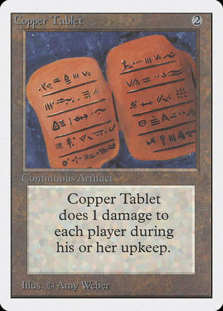 Copper Tablet [Unlimited Edition] | Exor Games Bridgewater