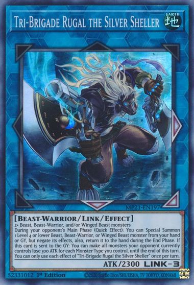 Tri-Brigade Rugal the Silver Sheller [MP21-EN197] Super Rare | Exor Games Bridgewater
