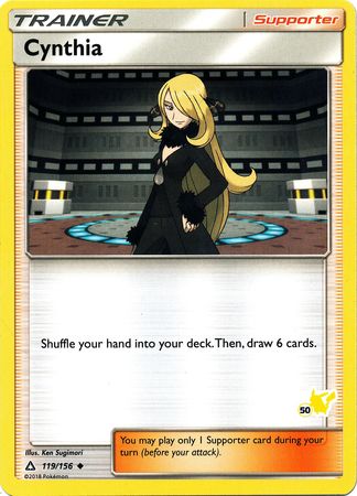 Cynthia (119/156) (Pikachu Stamp #50) [Battle Academy 2020] | Exor Games Bridgewater