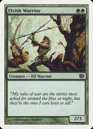 Elvish Warrior [Ninth Edition] | Exor Games Bridgewater