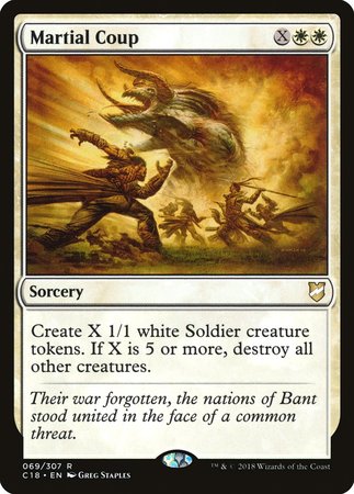 Martial Coup [Commander 2018] | Exor Games Bridgewater