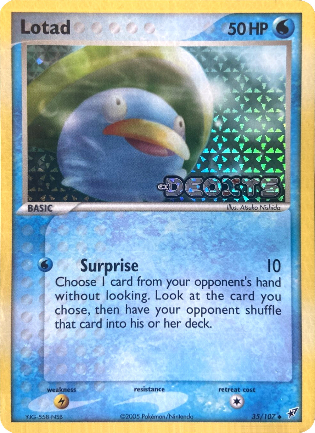 Lotad (35/107) (Stamped) [EX: Deoxys] | Exor Games Bridgewater