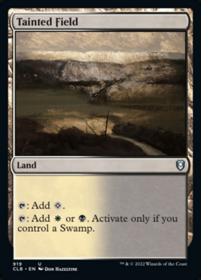 Tainted Field [Commander Legends: Battle for Baldur's Gate] | Exor Games Bridgewater