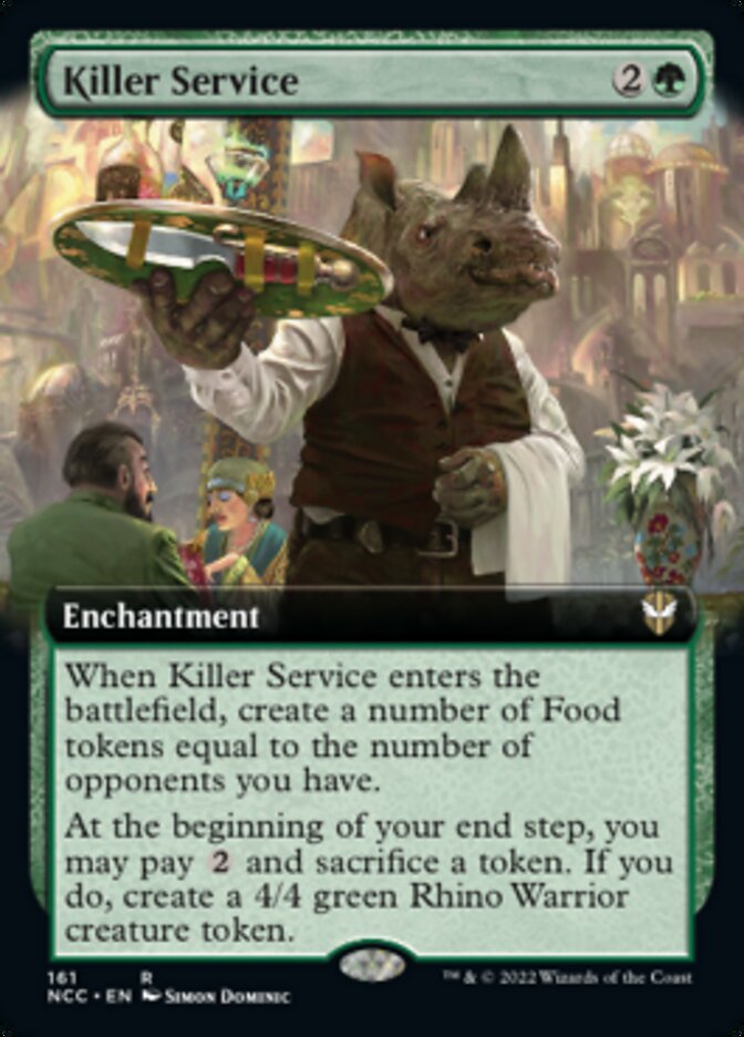 Killer Service (Extended Art) [Streets of New Capenna Commander] | Exor Games Bridgewater