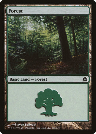 Forest (316) [Commander 2011] | Exor Games Bridgewater