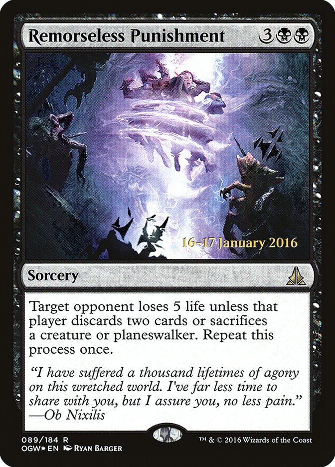 Remorseless Punishment [Oath of the Gatewatch Prerelease Promos] | Exor Games Bridgewater