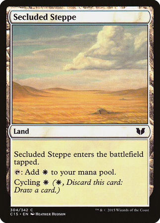 Secluded Steppe [Commander 2015] | Exor Games Bridgewater