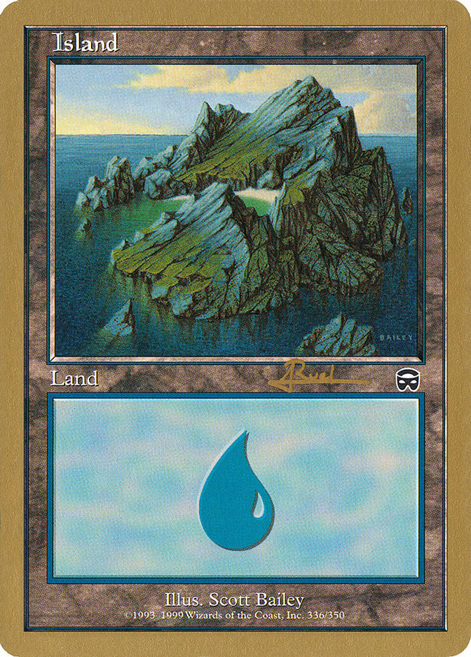 Island (ar336a) (Antoine Ruel) [World Championship Decks 2001] | Exor Games Bridgewater