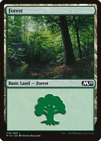 Forest (278) [Core Set 2019] | Exor Games Bridgewater