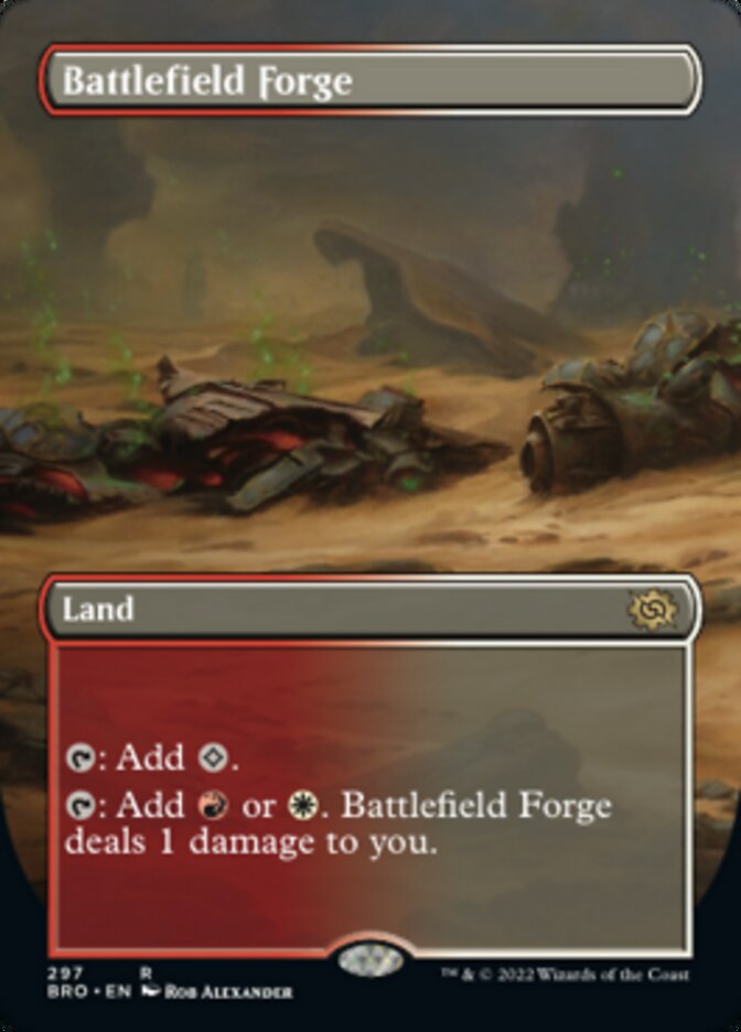 Battlefield Forge (Borderless Alternate Art) [The Brothers' War] | Exor Games Bridgewater