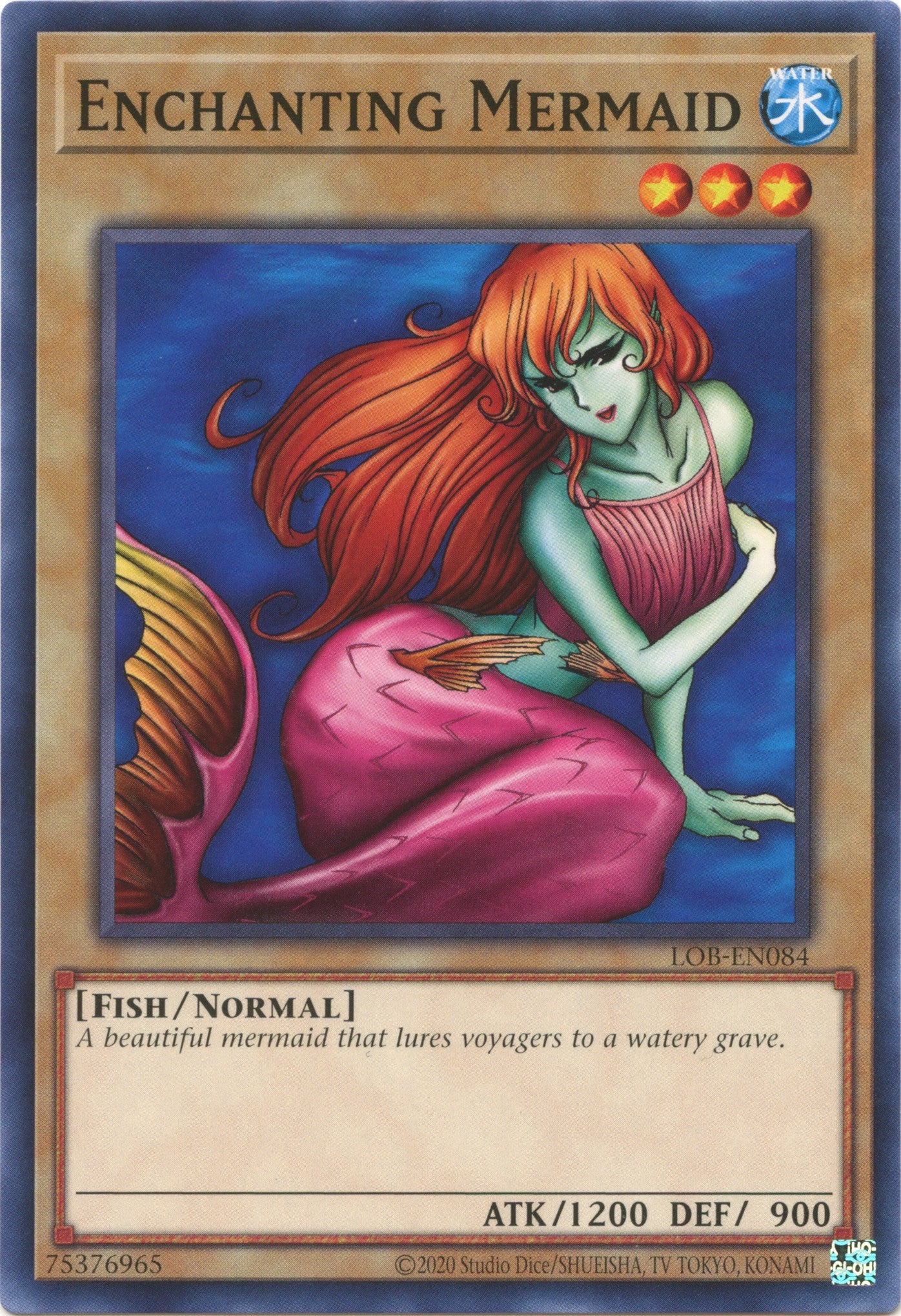 Enchanting Mermaid (25th Anniversary) [LOB-EN084] Common | Exor Games Bridgewater