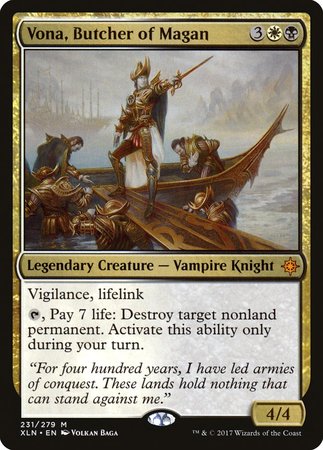 Vona, Butcher of Magan [Ixalan] | Exor Games Bridgewater