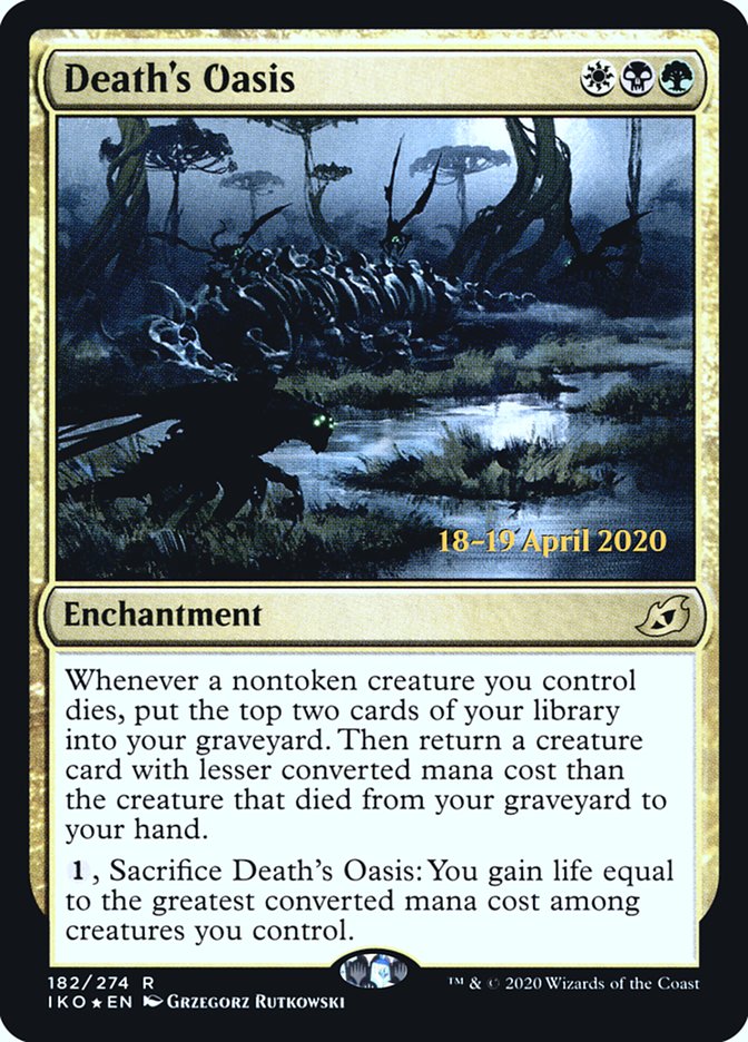 Death's Oasis  [Ikoria: Lair of Behemoths Prerelease Promos] | Exor Games Bridgewater