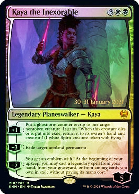 Kaya the Inexorable  [Kaldheim Prerelease Promos] | Exor Games Bridgewater