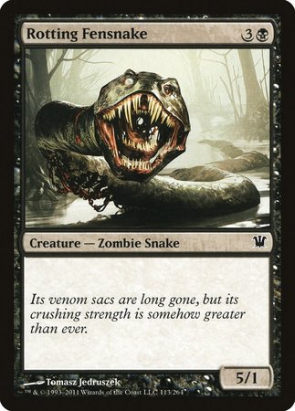 Rotting Fensnake [Innistrad] | Exor Games Bridgewater