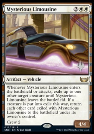 Mysterious Limousine (Promo Pack) [Streets of New Capenna Promos] | Exor Games Bridgewater