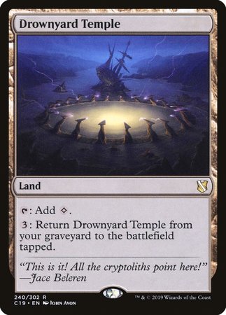 Drownyard Temple [Commander 2019] | Exor Games Bridgewater