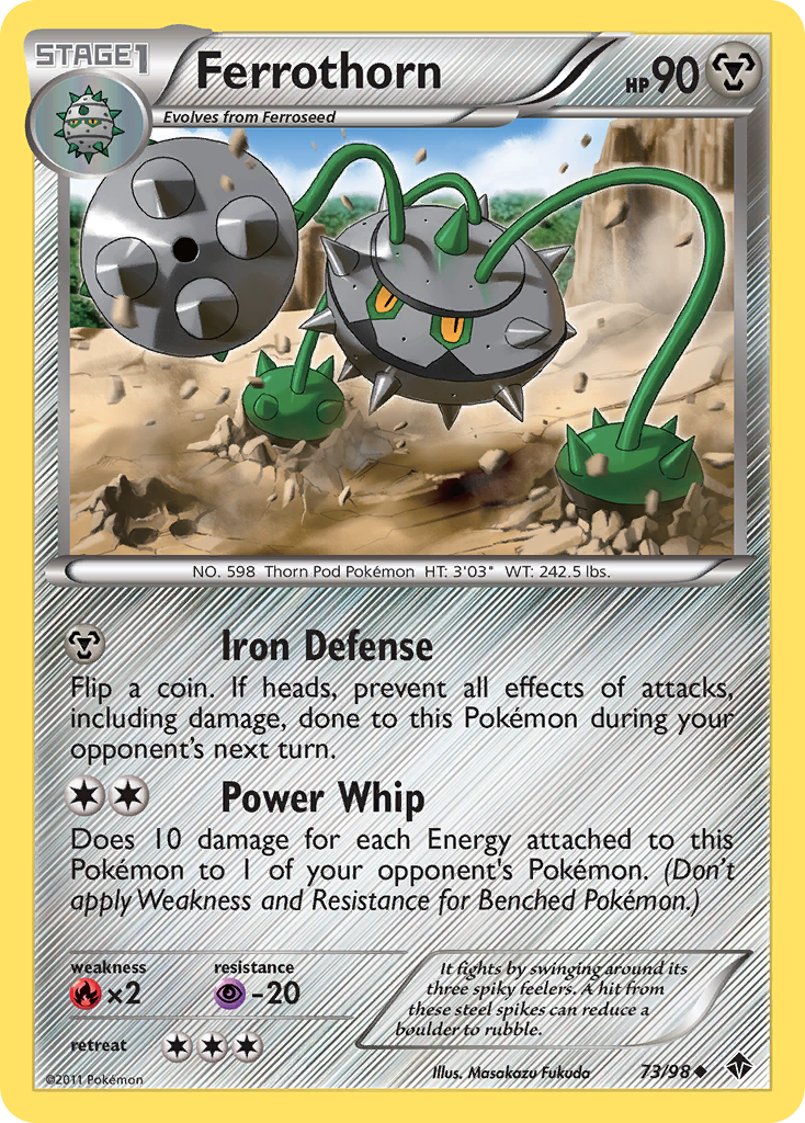 Ferrothorn (73/98) [Black & White: Emerging Powers] | Exor Games Bridgewater