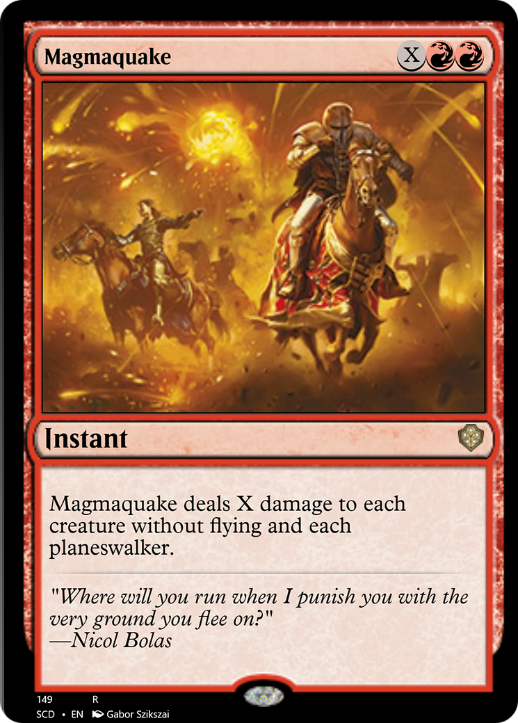 Magmaquake [Starter Commander Decks] | Exor Games Bridgewater