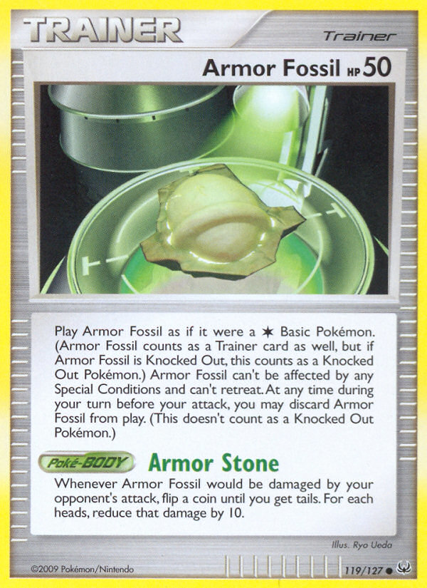 Armor Fossil (119/127) [Platinum: Base Set] | Exor Games Bridgewater