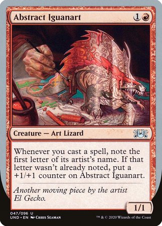 Abstract Iguanart [Unsanctioned] | Exor Games Bridgewater